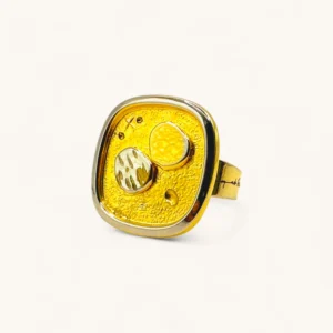 Golden Eclipse Statement Ring | Gold Plated.