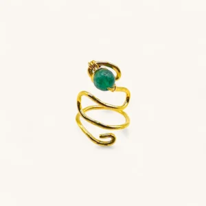 Serpent’s Grace Ring | Gold Plated.