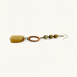 Golden Gem Drop Earrings