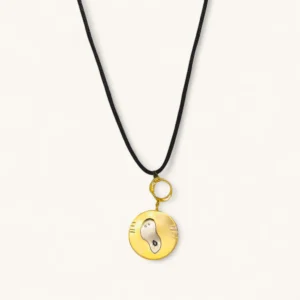 The Abstract Pebble Choker | Gold Plated. Zircon. Sapphire.