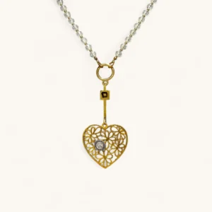 The Filigree Heart Locket | Gold Plated.