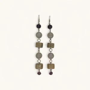 Antique Beaded Drop Earrings | Pearl. Zircon.