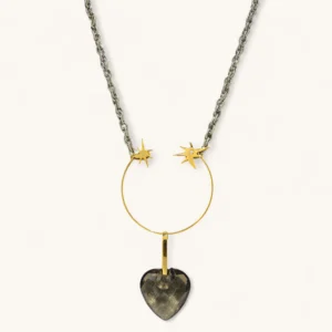 Clustered Orb Drop Necklace | Gold Plated. Zircon.