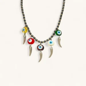 Jeweled Heart Tassel Lariat Necklace | Assembled.