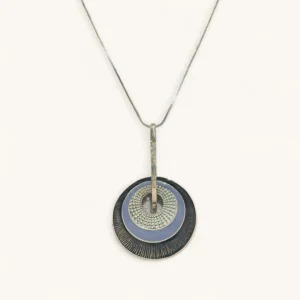 Layered Concentric Disc Pendant Necklace | Assembled.