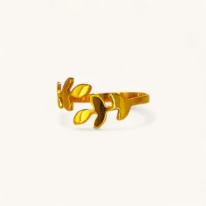 Gold Leaf Wrap Ring